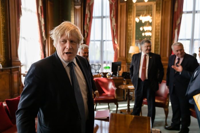 Boris Johnson the meeting of Boris Johnson with President of Ukraine Petro Poroshenko in London